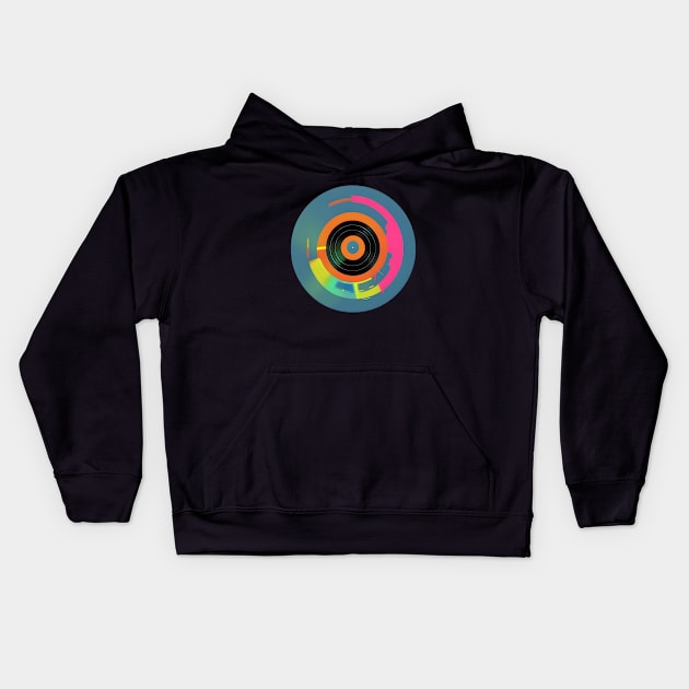 Dj Set Kids Hoodie by Warp9